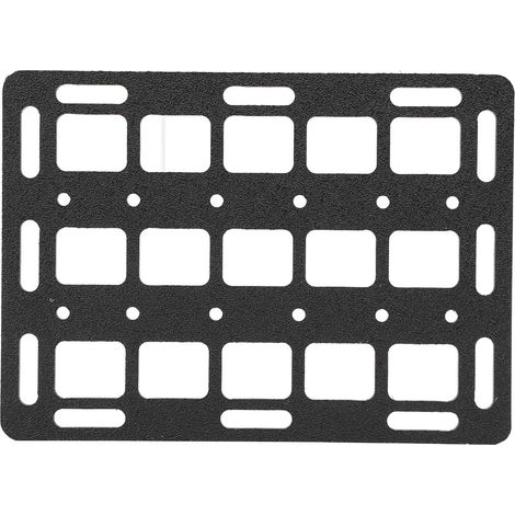 Panneau de Stockage Modulaire de Support de Voiture, 8,5 X 6,5 Pouces Sauveillance de Fixation Sécurisée Organisateur du Panneau Modulaire de Répartition du Siège, Matériau (1/4)