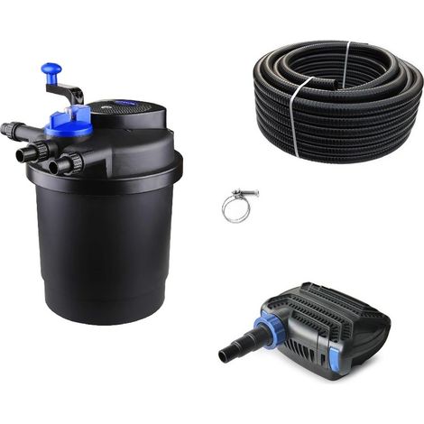 Druckteichfilter Set CPF 2500 mit 10W Eco Pumpe 10m Schlauch Nr.17