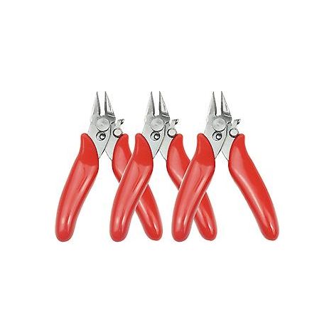 Mini pince électronique portable, coupe-câbles professionnel pour la réparation de fils (3 pièces)