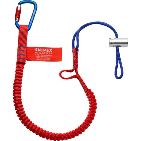 Draper Tether with Carabiner 13163 – Heavy-Duty Lanyard with Fixed Carabiner for Secure Attachment and Safety