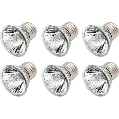 Ampoule chauffante 25W pour tortues, UVA et UVB, pour reptiles, lézards, tortues et aquariums (lot de 6) (1/4)