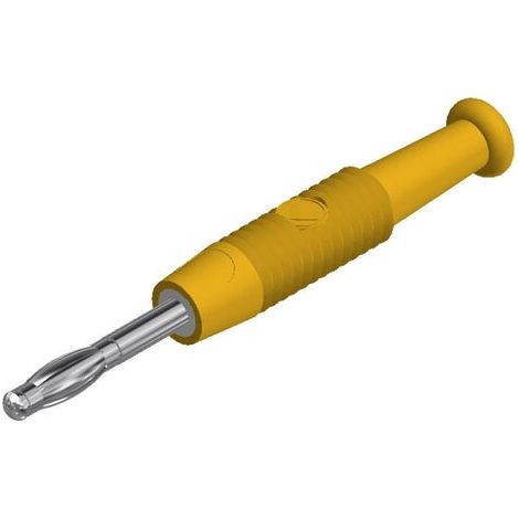 SKS Hirschmann MSTF 2 ge Lamellenstecker Stecker, gerade Stift-Ø: 2 mm Gelb 1 St. (1/3)