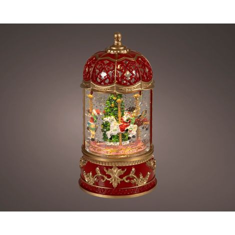 Water spinner LED in plastica D 11,5 cm altezza 22,5 cm multicolore Peraga Christmas