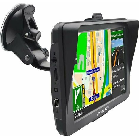 7-Zoll-LKW-Navigationsgerät mit 52 Europakarten, automatischem Navigationssystem mit Touchscreen, für den Einsatz in LKWs und PKWs (1/5)