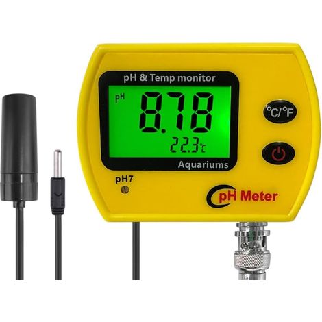 Mit Hintergrundbeleuchtung PH-991 Aquarium pH Tester Temperaturmonitor Acidimeter Werkzeug zum Schwimmen im Tank EU-Stecker (1/5)