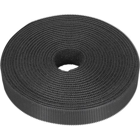 Organisateur de câbles réutilisable en rouleau (1 rouleau) - Attaches de câbles multi-usages - Cordon/cordon - Gestion des câbles - Ruban auto-agrippant en nylon - Sangles de câble (1/5)