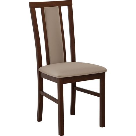 Silla Victorville 157, Paros 2, 93x43x40cm, Tapiz, De madera, Madera, Muebles ya montados (1/4)
