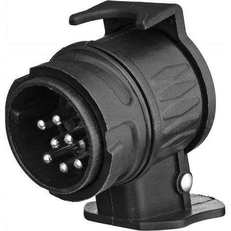 ADAPTADOR DE TOMA DE REMOLQUE DE 13/7 PINES ADAPTADOR REDUCTOR DE ENCHUFE DE REMOLQUE