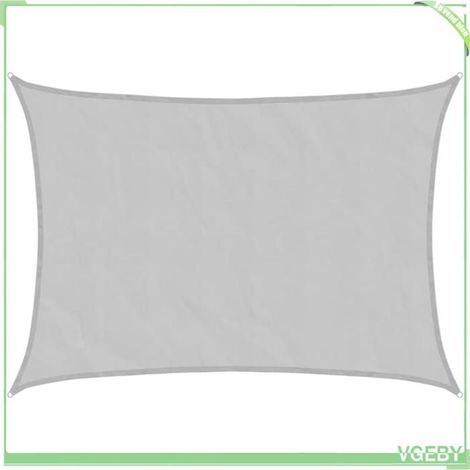Voile d'ombrage - FAFEICY - 4000558 - 8 x 6 m - 100% polyester Oxford (PU) - Résistant eau & UV (1/5)