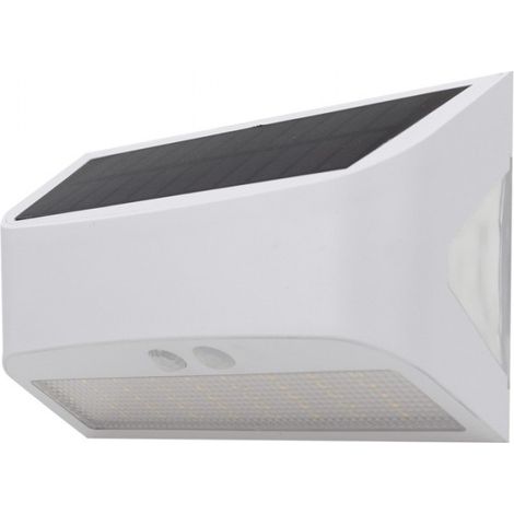 Applique solaire LED 6W 4000K blanche PIR+LDR 2 modes (1/5)