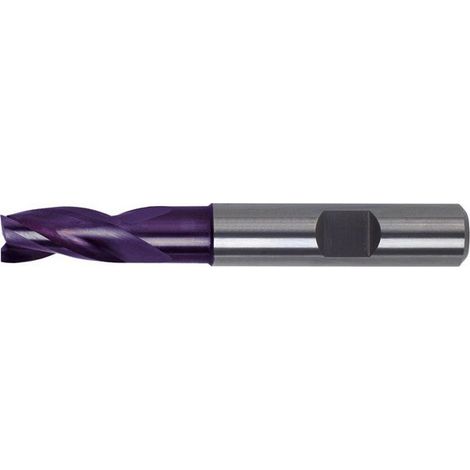 Fragola, Hb Coda, 3 Denti, 30 °, Carburo Solido Rivestimento Tialn, Ø D1 - H10 4,0 Mm, Lunghezza. Totale L1 57 Millimetri Lungo. L2 Taglio 8 Millimetri