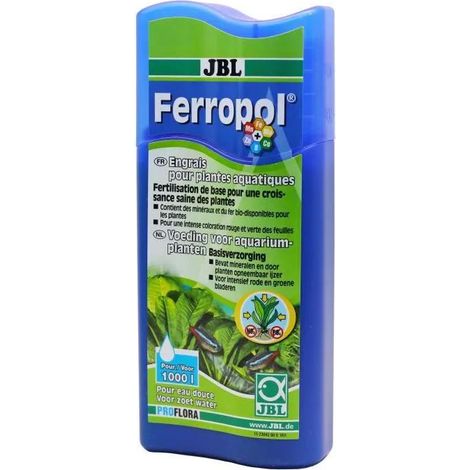 Fertilizante acuario JBL Ferropol líquido 250 ml sin nitratos