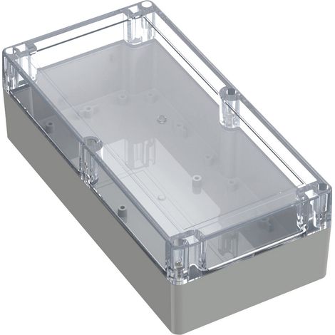 TRU COMPONENTS 6U07241208139 TC-13865348 Industrie-Gehäuse 240.2 x 120.1 x 75.1 Polycarbonat Licht (1/2)