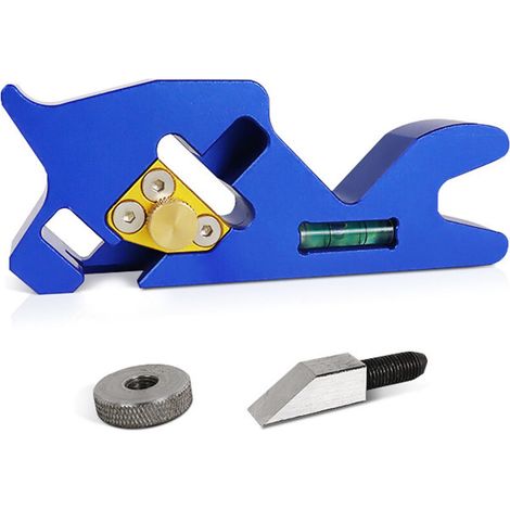 Woodworking Plane,Wood Plane Hand Trimming Tool,Wood Chamfer Plane 45° Angle Plane with Spirit Level