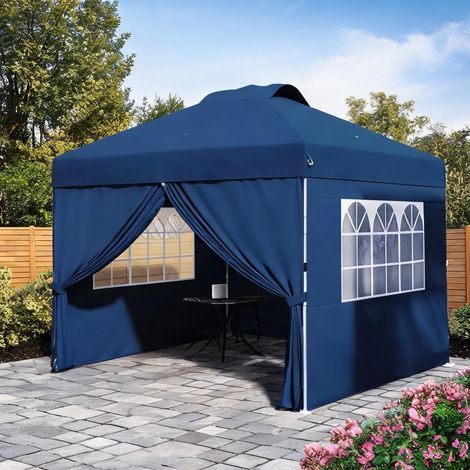 SunJet Store banne, auvent rétractable, Tonnelle barnum pliante 3x3 m - Réf. 03CPYCM0SEKG (1/5)