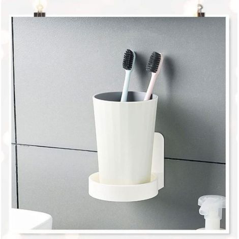 Support Distributeur Mural - Adhésif Sans Perçage - Pour Bouteilles Pompe Savon Gel Douche Shampoing - Cuisine Salle De Bain - 2 Pièces (1/5)