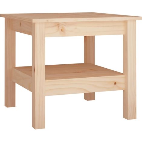 Maison Exclusive - Couchtisch 45 x 45 x 40 cm Massivholz Kiefer