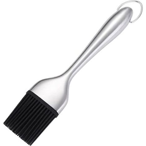 Silicone BBQ Brushes, Pastry Brush, Barbecue Brush, Barbecue Brushes with Stainless Steel Handle (1/5)
