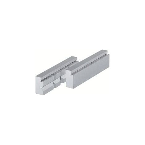 Röhm prisma e ganascia normale SBO, dimensione 4, larghezza ganascia 150 , tenera e brunita - 1193108
