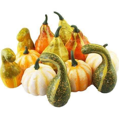 Faux modèle de citrouille en mousse, 12 pièces, citrouilles artificielles décoratives réutilisables pour la décoration de la maison, accessoires de photographie