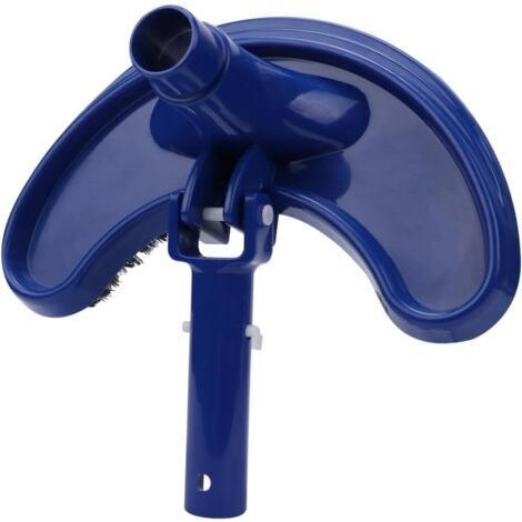 Tête Aspiration Incurvée pour Piscine Accessoire de Nettoyage et Réutilisable pour Sols et Spas Compatible avec Skimmer et Ventouse Piscine