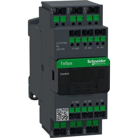 Schneider Electric SCHÜTZ 3P 18A 24VDC GL SNAPIN (LC1D18ABL)