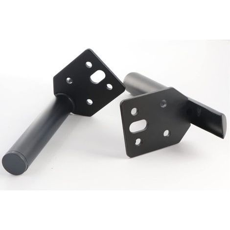 15 cm lange Möbelbeine, schwarze Metall-Tischbeine, DIY-Möbelbeine, mit Schrauben, geeignet für Sofas, Couchtische, Bettgestelle und andere Möbel. (1/4)