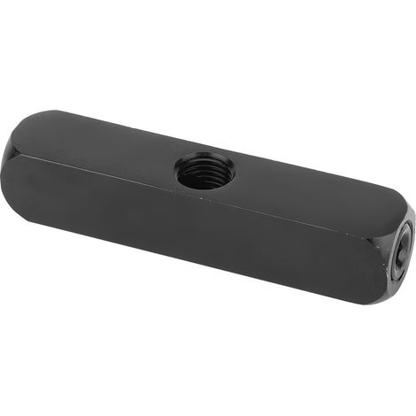 Bloc de distribution diviseur pneumatique en ligne pour durite air SUS304 filetage 1/4 pouce BSPP noir 3 voies (1/5)