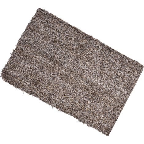 Tapis d'entrée 45 x 70 cm en fibre de polyester, lavable en machine, facile à nettoyer, décoration intérieure et extérieure. (1/5)