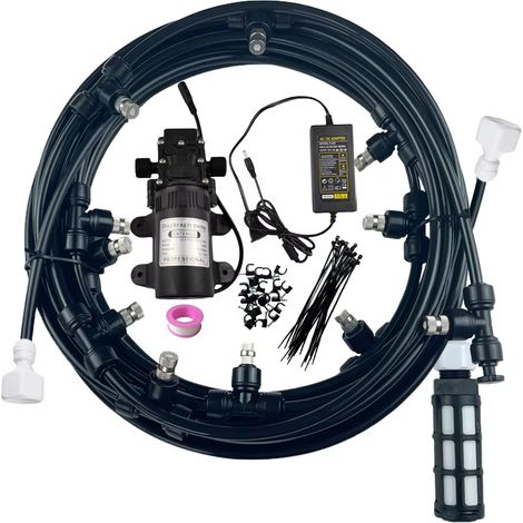 Pulverizador eléctrico de jardín, sistema de refrigeración, manguera de 6 metros, pulverizador con bomba para jardines y patios,LZBARGON (1/5)