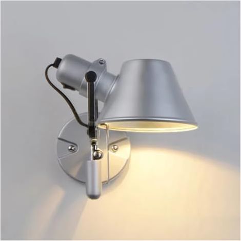 Aplique de pared tipo sombrero de paja, 12 W, aplique decorativo moderno, regulable, con mando a distancia, para estudios y dormitorios. (1/5)