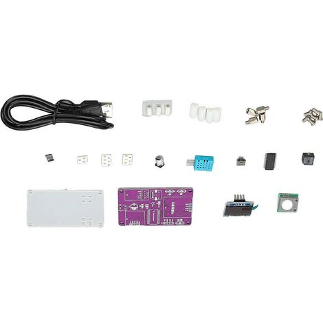HCHO-Temperatur- und Feuchtigkeitsdetektor mit organischer Leuchtdiode (OLED) – Elektronischer Komponentensatz