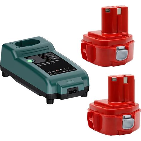 Batterie rechargeable, capacité de 3500mAh, alimentation 12V, Chargeur de batterie 2 3A (1/2)