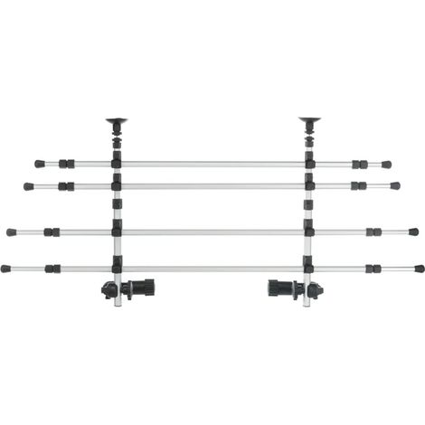 Reja de coche para perros aluminio plateado y negro 105-172cm TRIXIE (1/5)