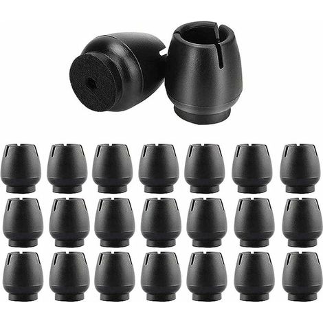  GU.B/bon Chair Leg Protection, 32 Pieces Non-Slip Table Rubber Chair Legs Anti-Scratches Feet Pads Protector with Felt Rubber Protector Chair Caps (12-16mm)