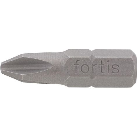 Bit zähhart 1/4" DIN3126 C6,3 PH2x25mm 50er Pack FORTIS (1/4)