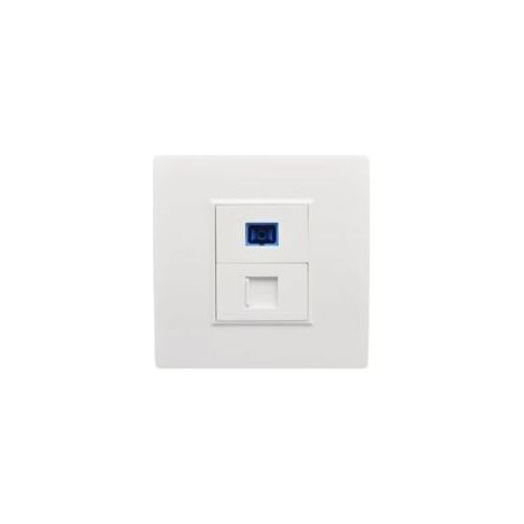 Interface fibre optique Sc, prise murale, panneau de prise réseau Rj45, type Connecto1- (1/5)
