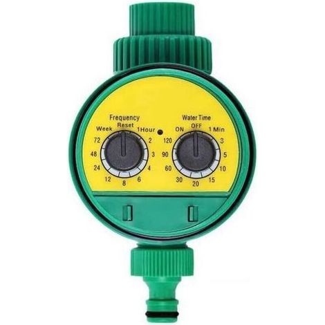Programmateur arrosage automatique avec minuterie – Alimentation 1/2 et 3/4 pouce – Programmation jusqu'à 120 minutes – Plastique ABS étanche (1/5)