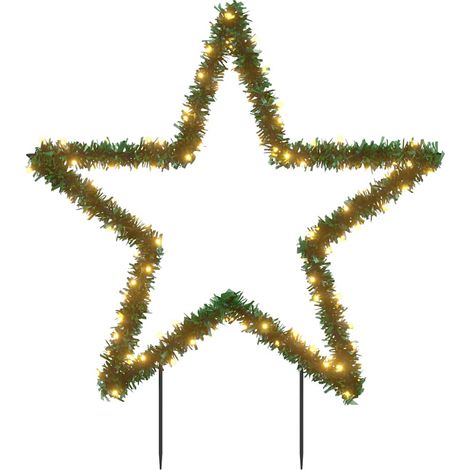 Décoration lumineuse étoile de Noël avec piquets 115 LED 85 cm (1/5)