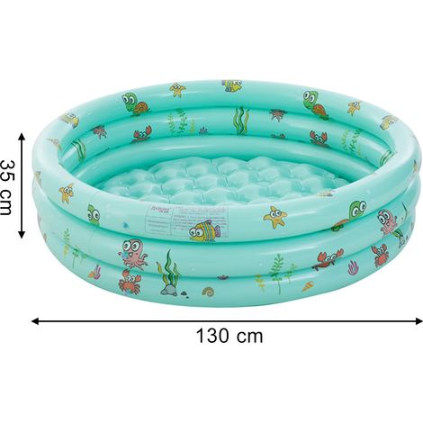 Piscine gonflable, pataugeoire extérieure pour jardin, loisirs aquatiques d'été, ronde en PVC épais