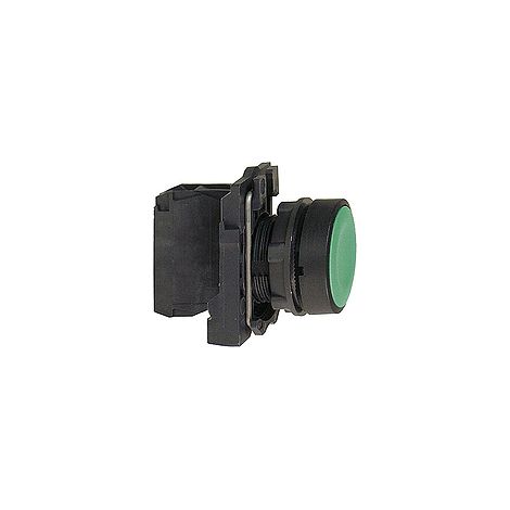 Harmony bouton-poussoir vert Ø22 - à impulsion affleurant - 1F - XB5AA31 (1/3)