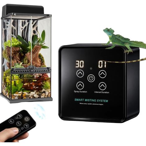 Système de Brumisation Automatique Intelligent pour Reptiles Terrarium et Vivarium avec Minuterie Écran Tactile et Buses Réglables à 360 Degrés (1/5)
