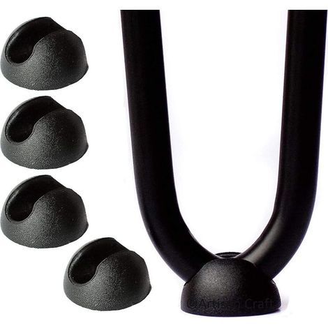 Lot de 10 protections silicone pour pieds de meubles – Antidérapantes 10mm – Pour carrelage et parquet – Installation facile (1/5)