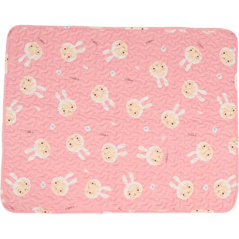 Tapis de couchage pour animaux de compagnie, en coton doux, Super absorbant, chaud, confortable, anti-glissement, pour lapin, printemps et automne (1/5)