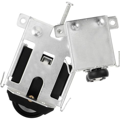 Poulie de guidage de porte coulissante de remplacement, facile à installer, adaptée aux portes de séparation coulissantes (1/5)