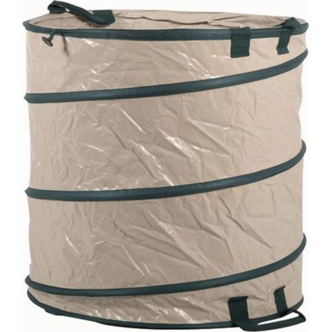Pop-Up Gartensack 250L, Premium-Gewebe 67x67x71 cm, Springrahmen (1/5)