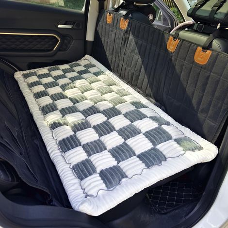 Housses de siège auto pour chiens, matelas de voyage antidérapant pour chien, tapis d'extension pour siège arrière, couverture pour animaux (1/2)