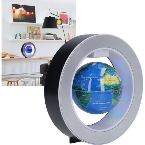 [Globo levitante magnético] 100–240 V, globo levitante de 10 cm de diámetro, fabricado en plástico, para decoración del hogar/oficina y como regalo de cumpleaños. (1/5)