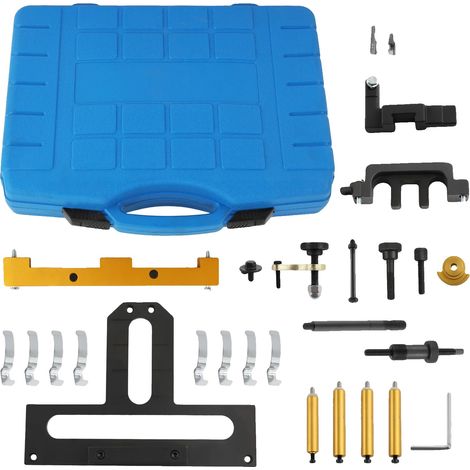 Kit de herramientas de sincronización, acero de alta resistencia, compatible con motores N42/N46/N46T, juego completo de herramientas incluido, rendimiento de sincronización preciso, almacenamiento co (1/5)