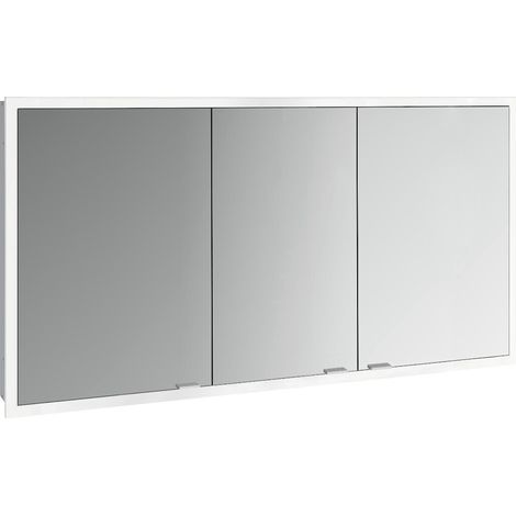 emco prime slim Spiegelschrank, 1400mm, 3 Türen, Unterputzmodell, (1/3)
